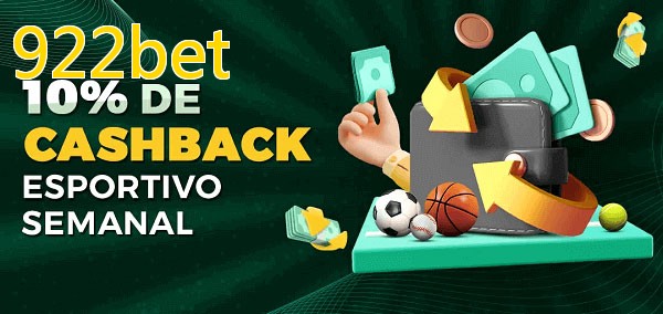 10% de bônus de cashback na 922bet