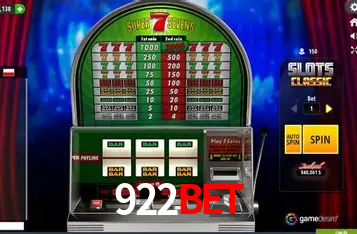 Descubra o Mundo do Cassino Online com 922bet